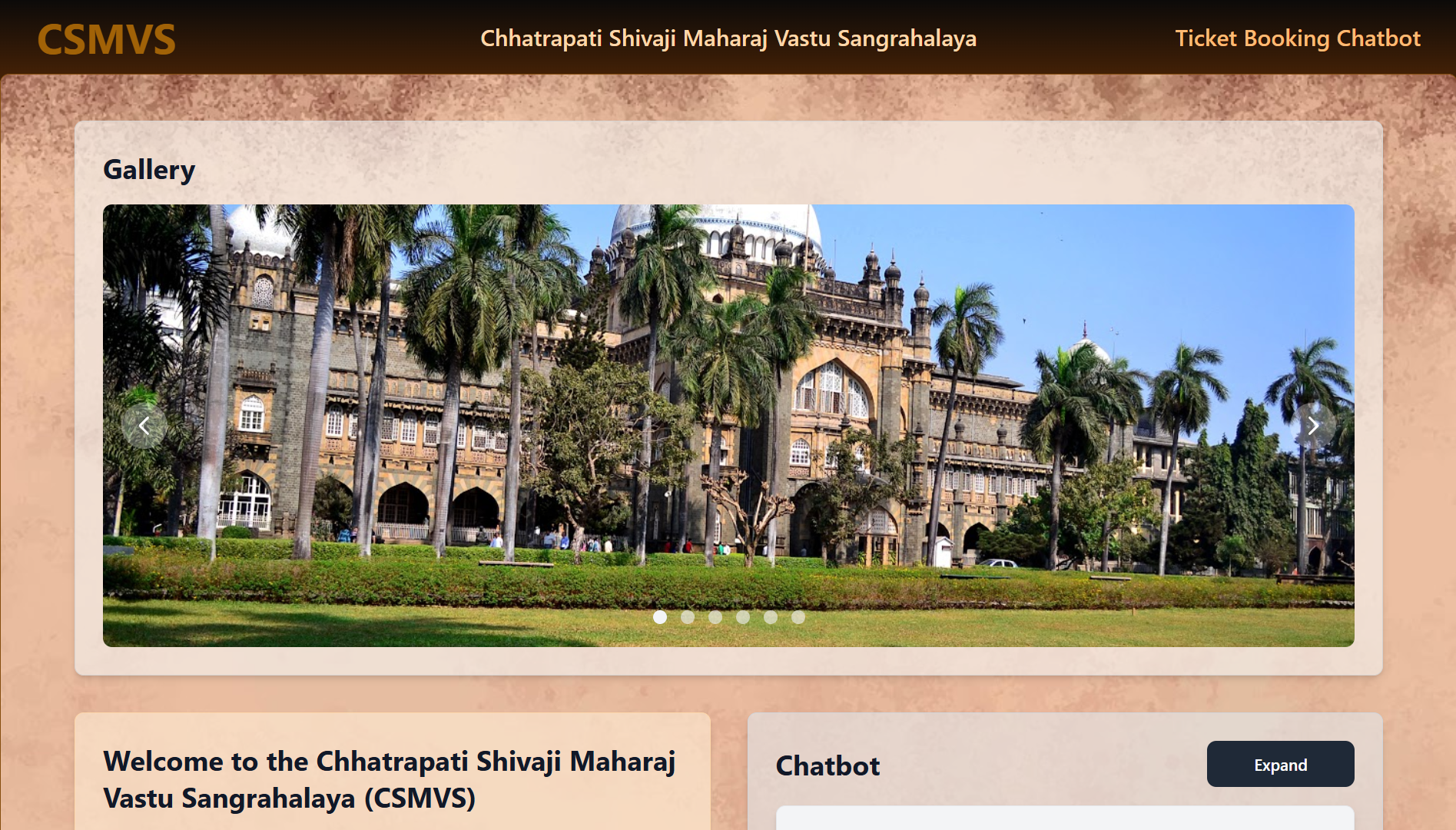 CSMVS Museum Ticketing Chatbot